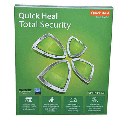 quick heal total security latest version - 5 pc, 3 year